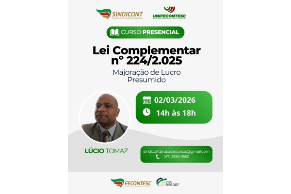 Lei Complementar nº 224/2.025, Majoração de Lucro Presumido