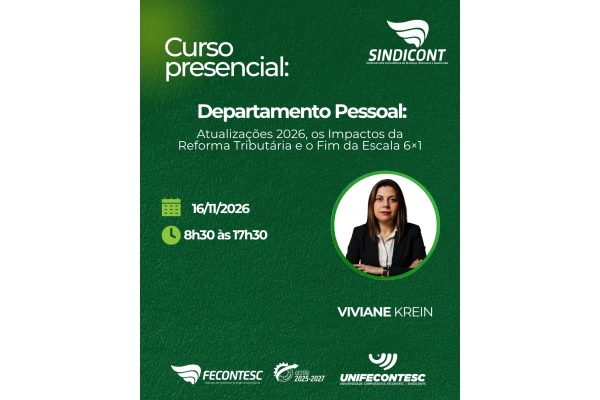 Departamento Pessoal: Atualizações 2026, os Impactos da Reforma Tributária e o Fim da Escala 6×1
